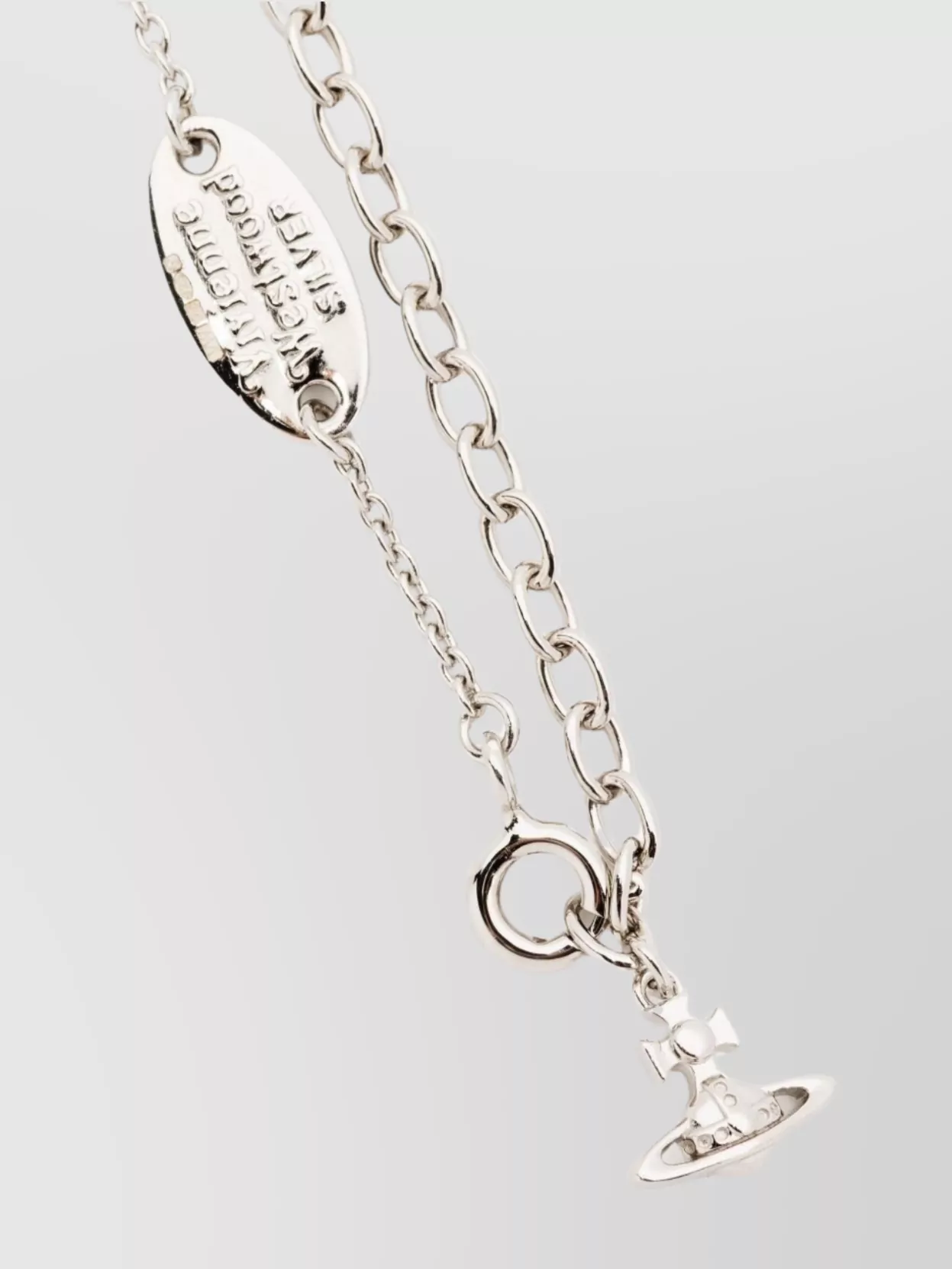 Vivienne Westwood Pendant Necklace With Adjustable Fit And Polished Finish