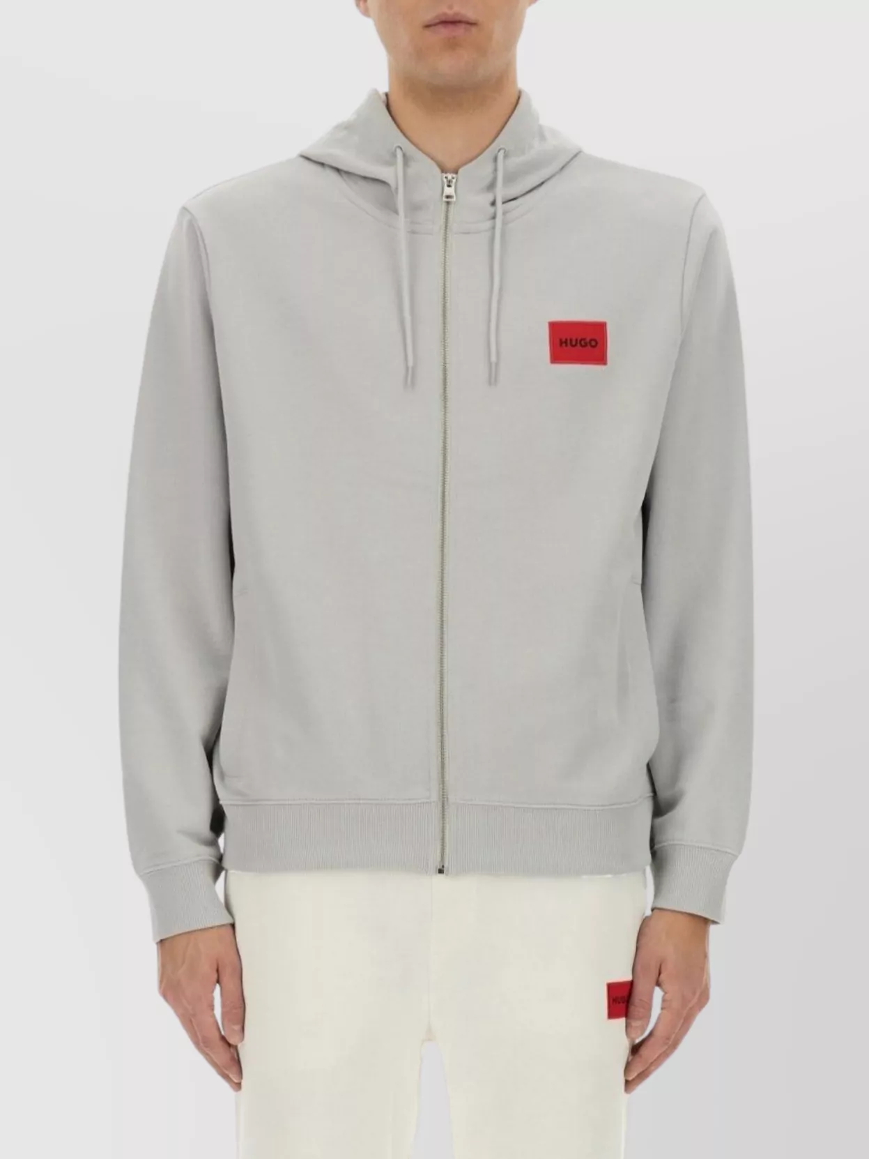 Hugo Logo Hooded Sweatshirt Drawstring