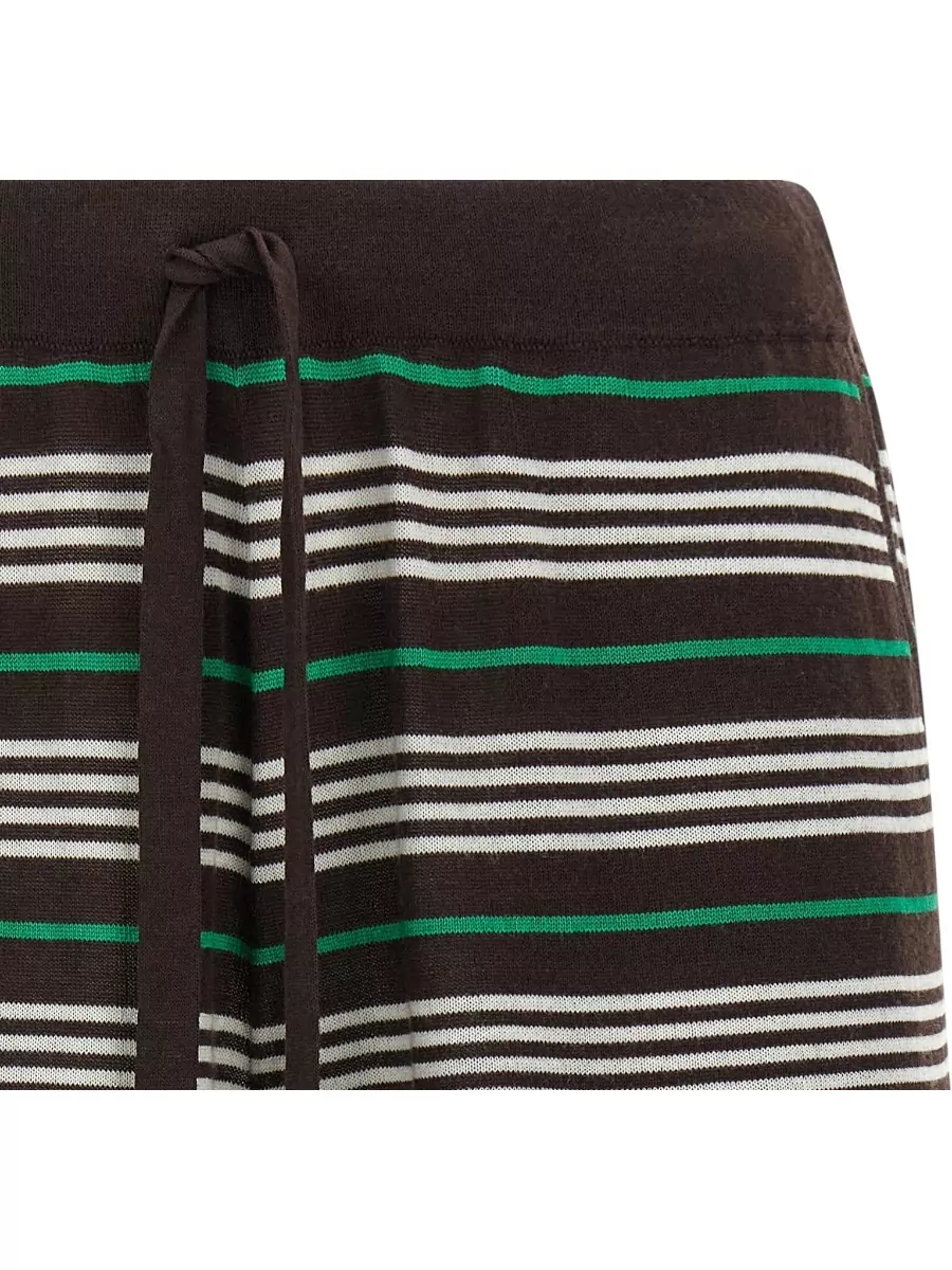 P.a.r.o.s.h. Striped Drawstring Shorts