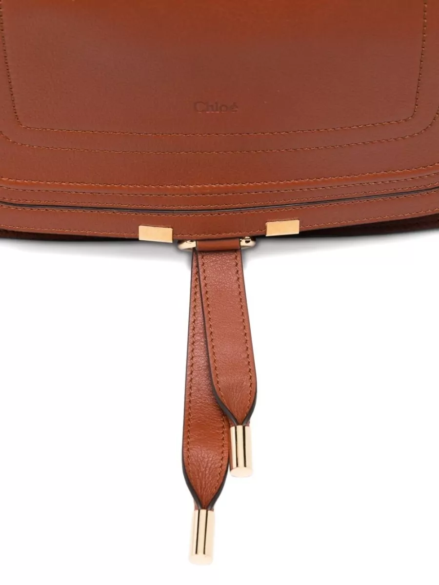 Chloé Marcie Leather Shoulder Bag Top Handle