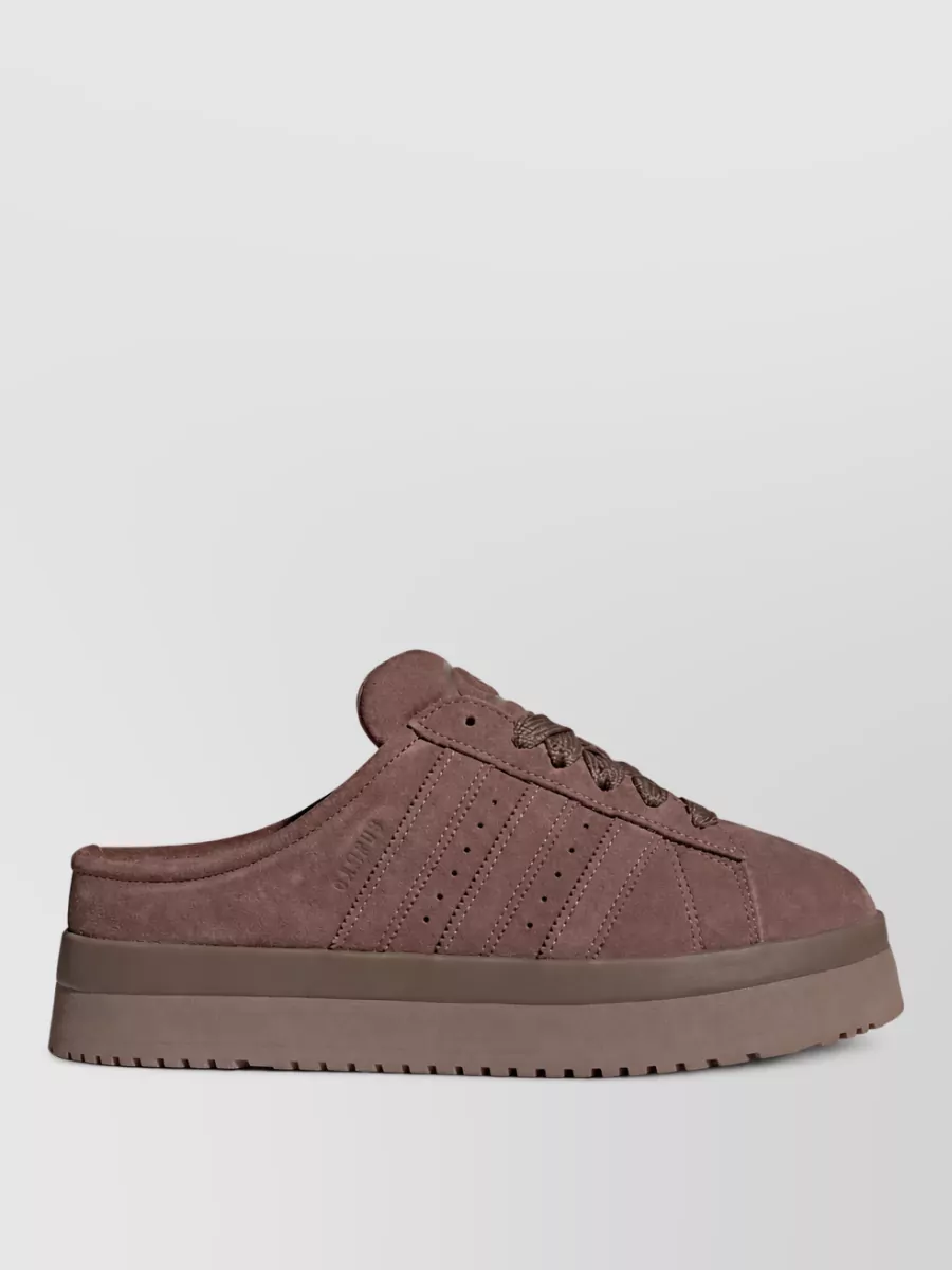 Adidas suede leather slippers