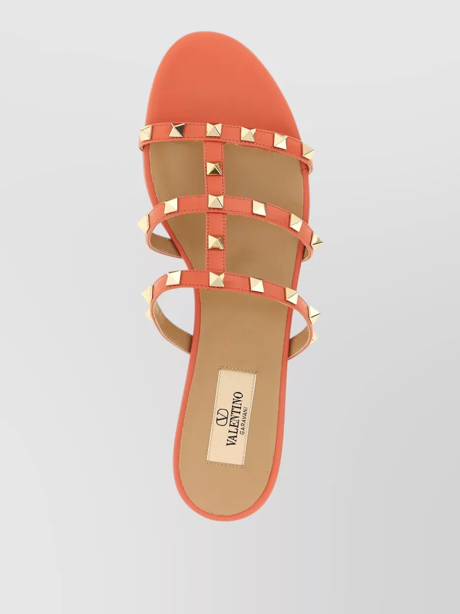 Valentino Garavani Leather Rockstud Slides