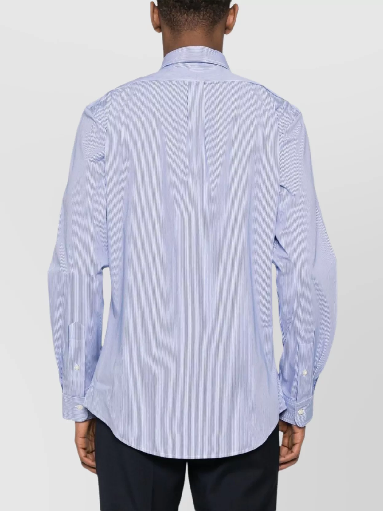 Ralph Lauren Long Sleeve Shirt Featuring Logo And Stripes