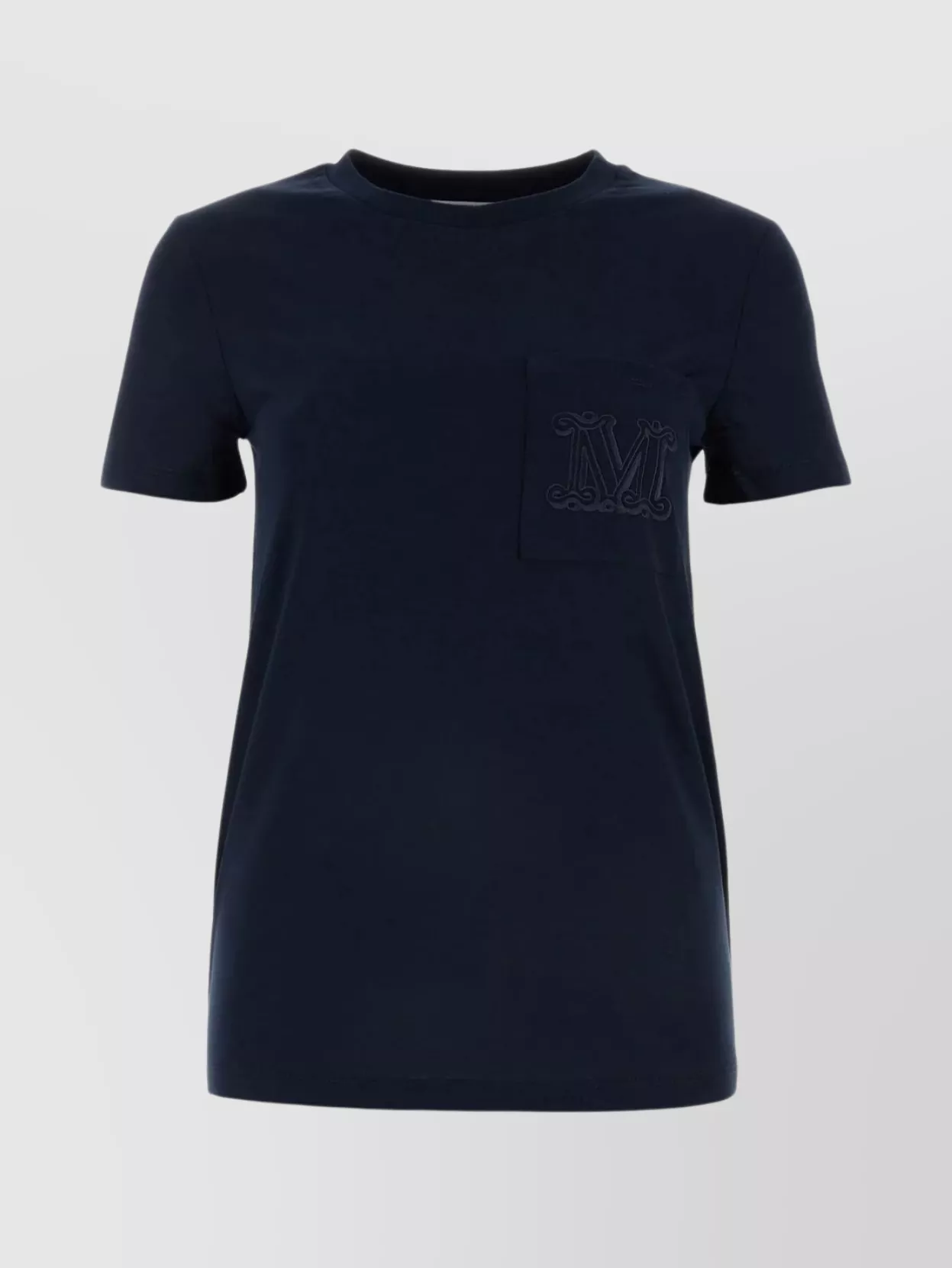 Shop Max Mara Papaia Cotton T-shirt Chest Pocket