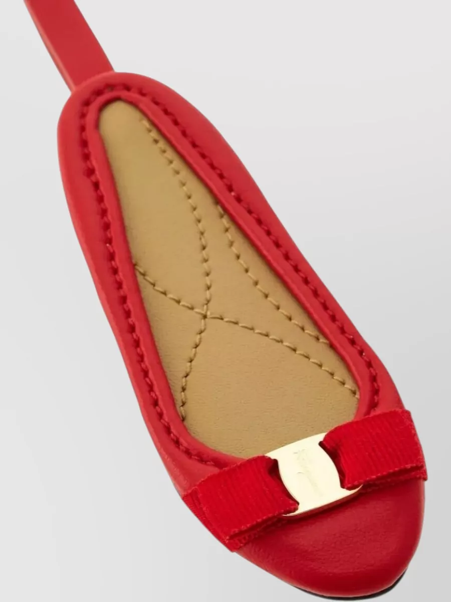 Ferragamo Calf Leather Bag Charm