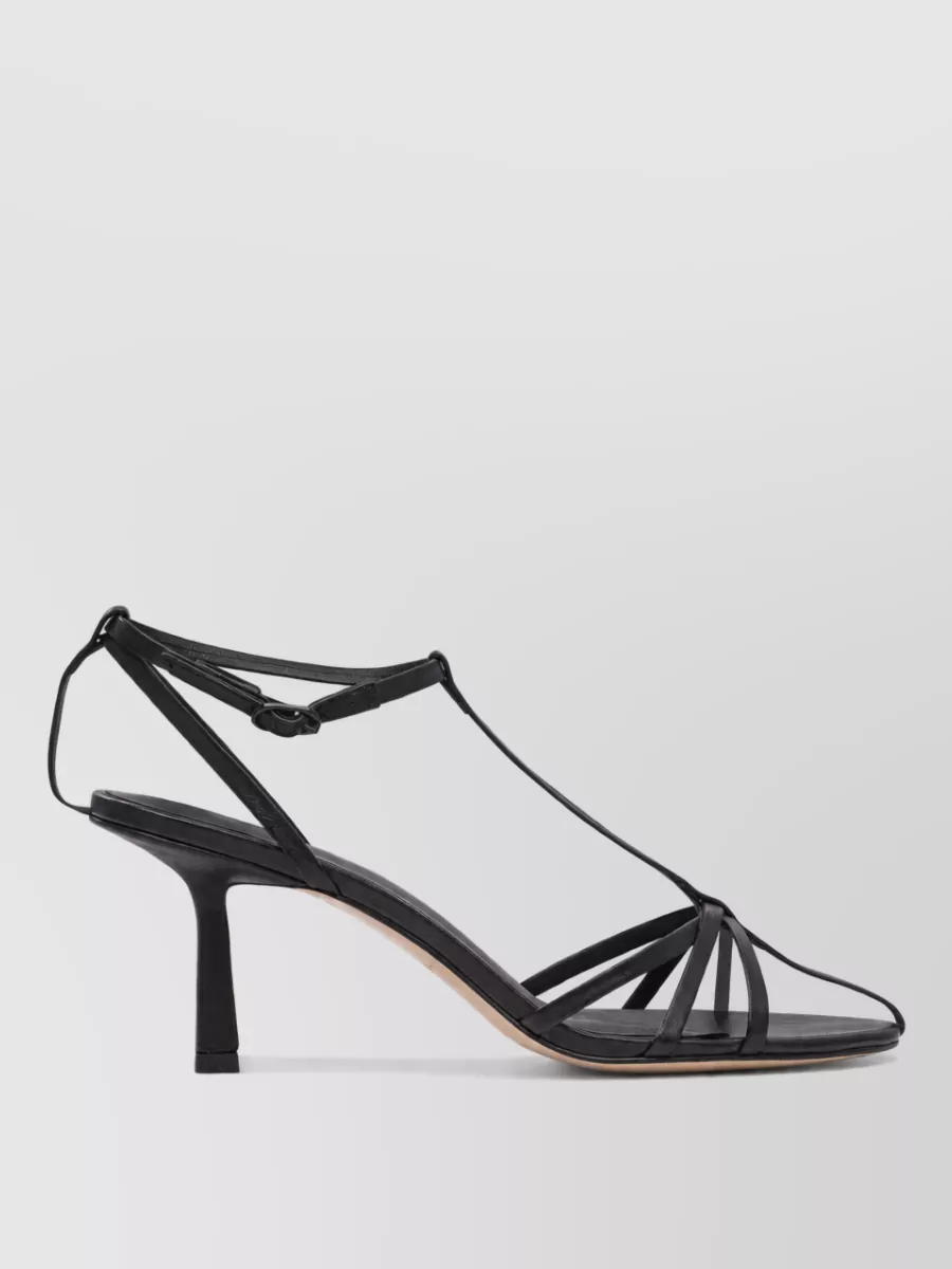 Studio Amelia Leather Heeled Sandals