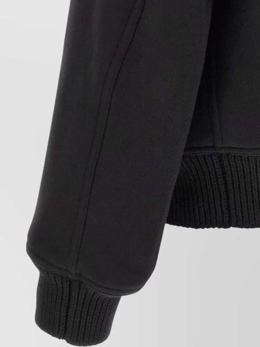 Rick Owens Virgin Wool Padded Bomber Jacket
