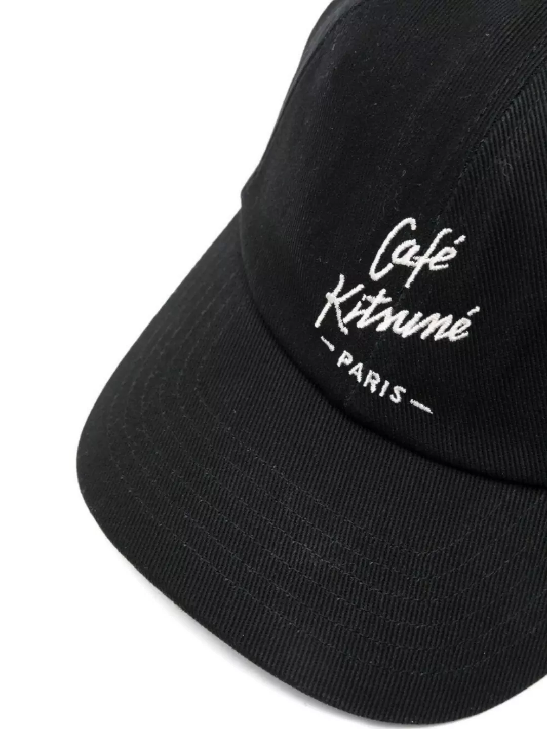 Maison Kitsuné Hat Curved Brim For Casual Look