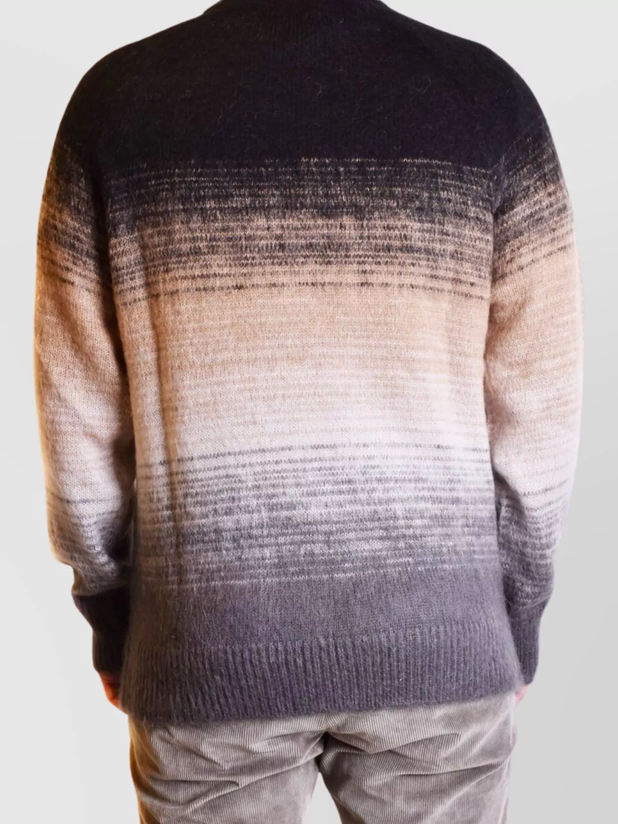 Laneus Knitwear With Gradient Pattern And Soft Texture