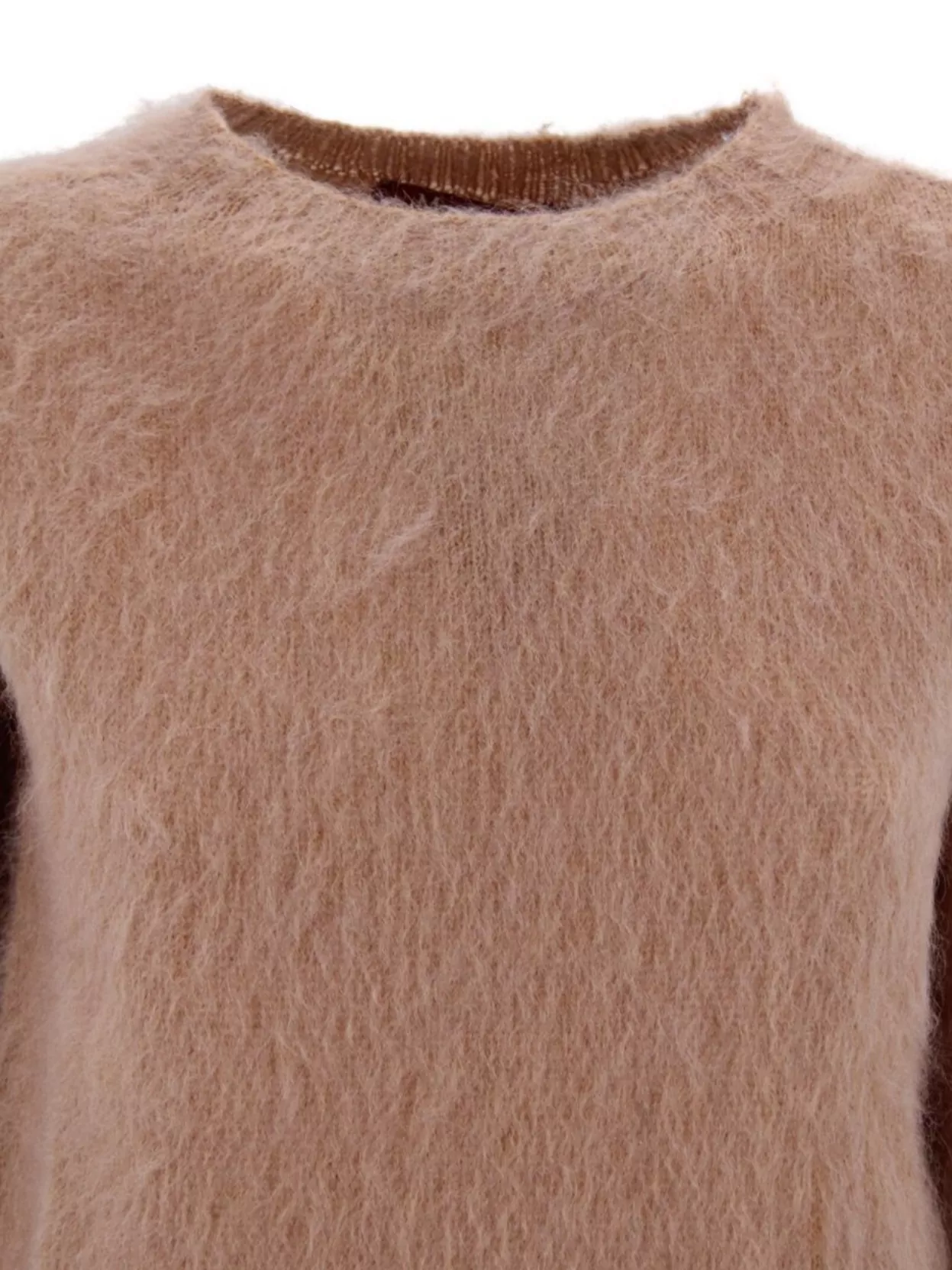 S Max Mara Mohair Blend Crew Neck Knit Jumper