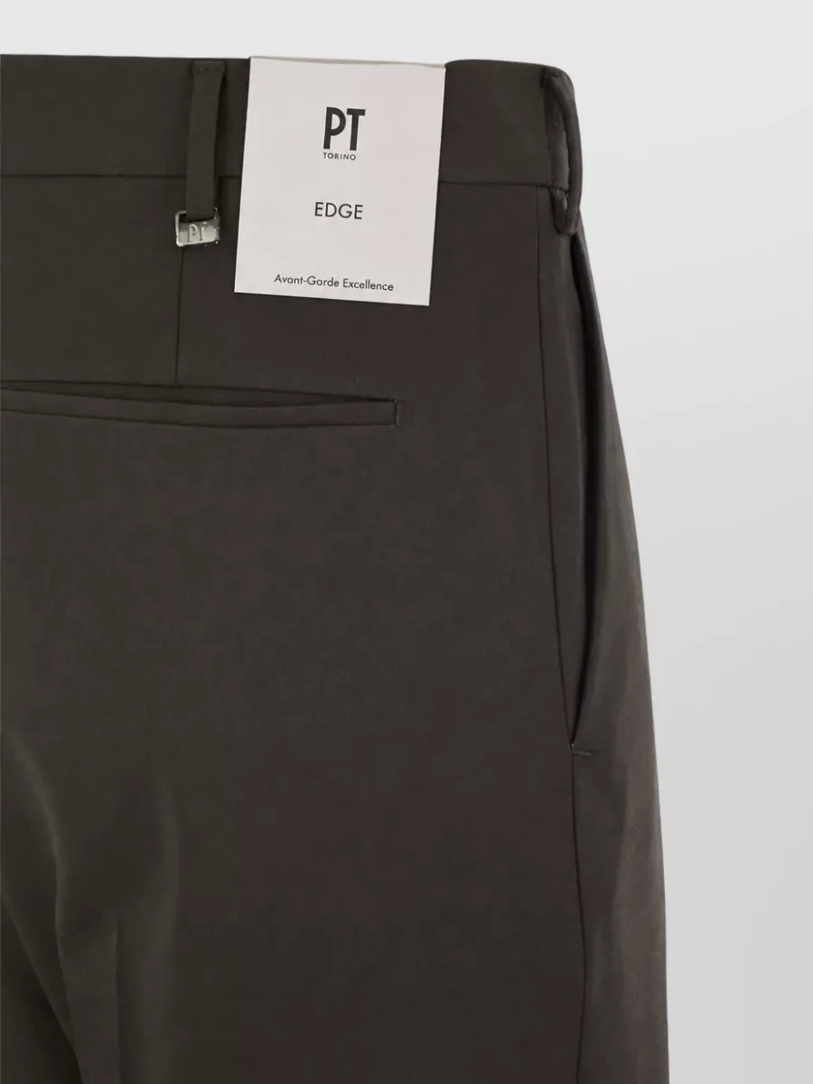 Pt Torino Virgin Wool Tailored Trousers