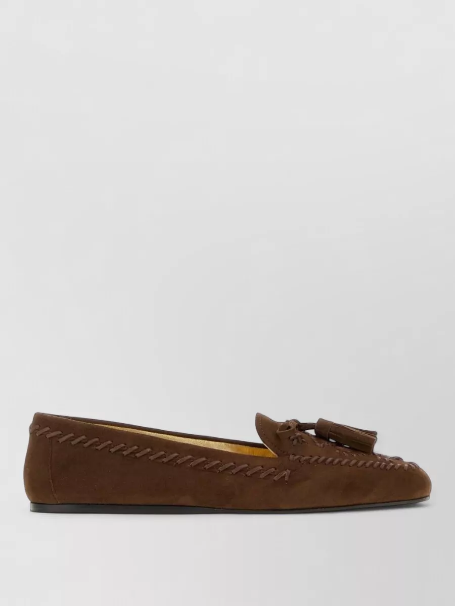Prada suede loafers