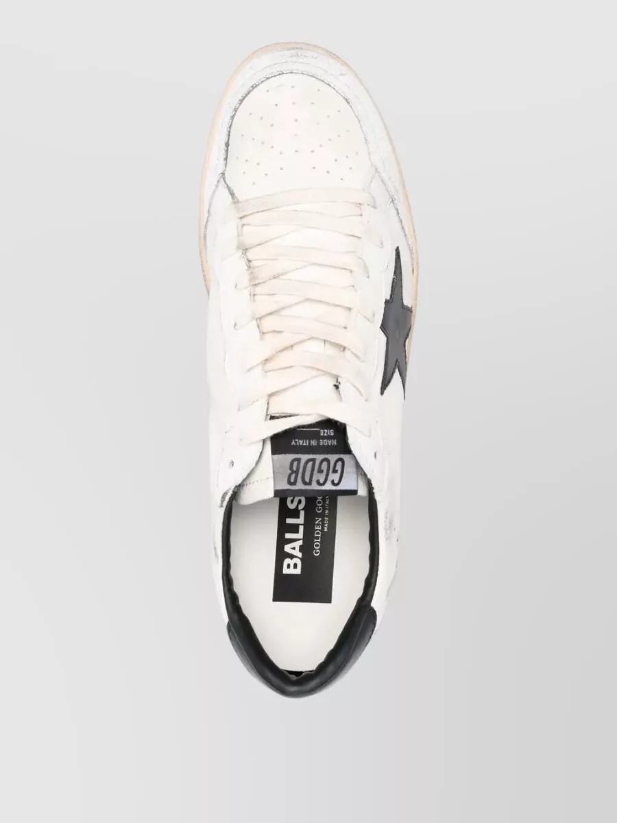 Golden Goose Ballstar Nappa Sneakers Star Perforated Heel