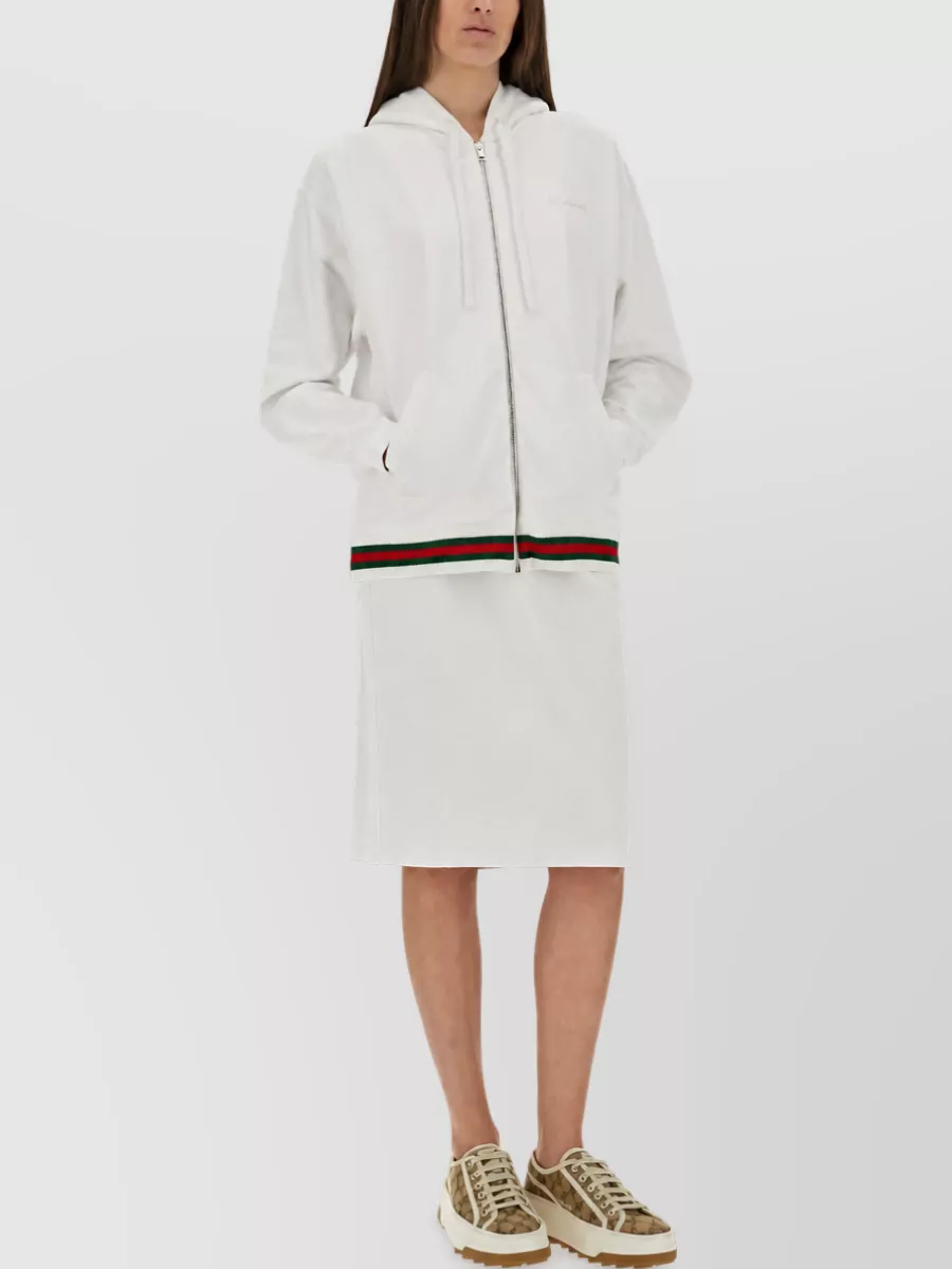 Gucci Cotton jersey fitted jacket