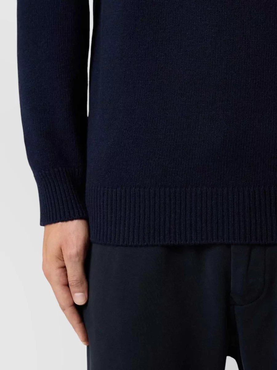 Stone Island Wool Regular-Fit Ribbed-Trim Crewneck Jumper