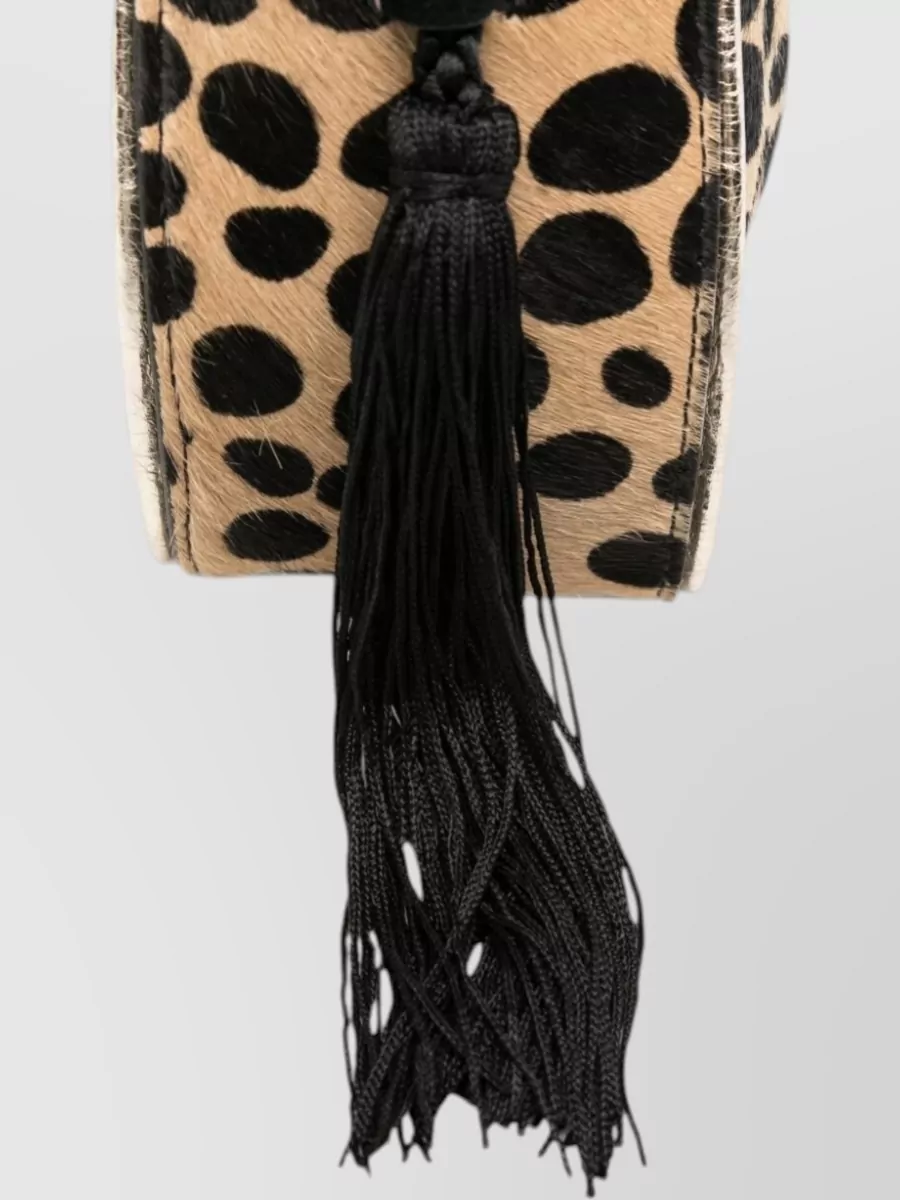 Forte Forte Leather Leopard-Print Mini Bucket Bag