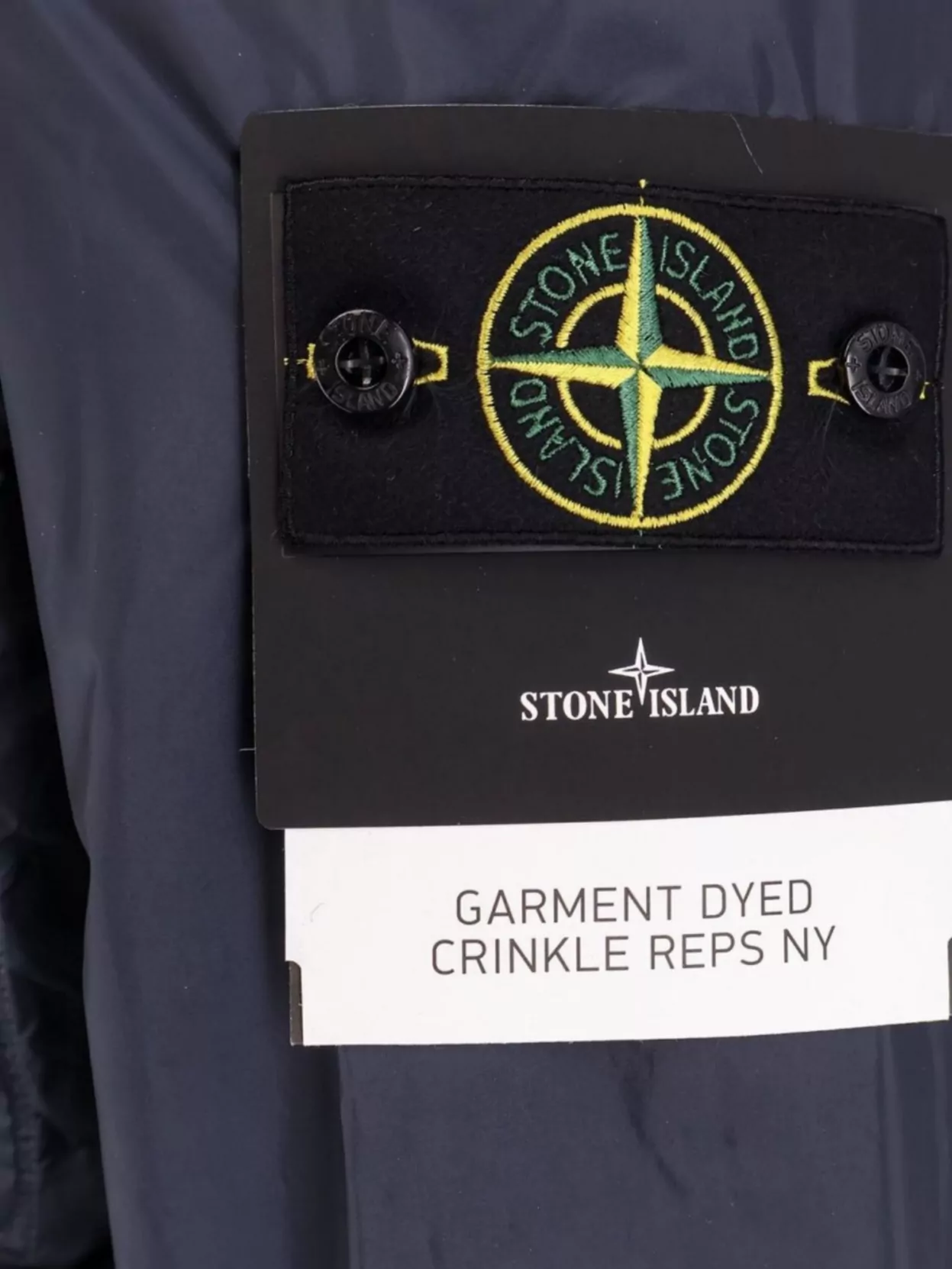 Stone Island Recycled Nylon Jacket Featuring Removable Patch