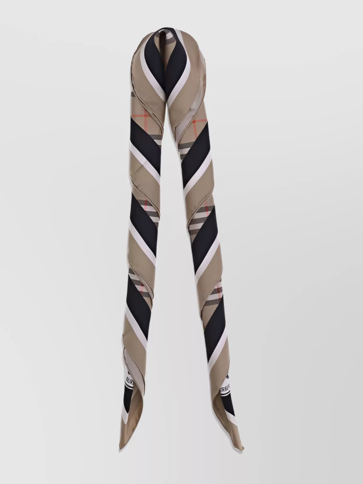 マフラー・ストール BURBERRY EMBROIDERED CASHMERE BLEND SCARF Burberry Embroidered cashmere blend scarf with checked