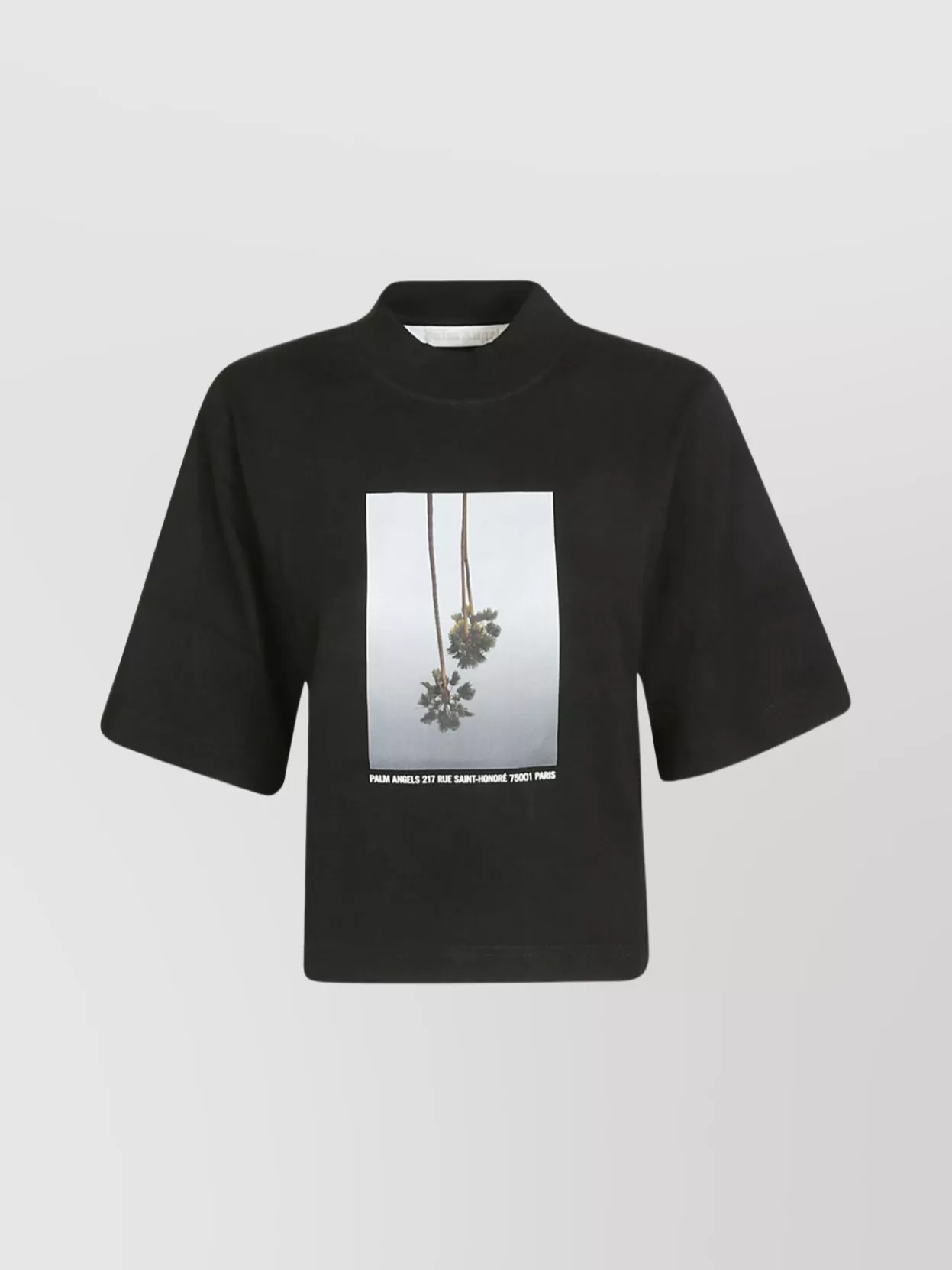 Shop Palm Angels Mirage Printed Crew Neck T-shirt