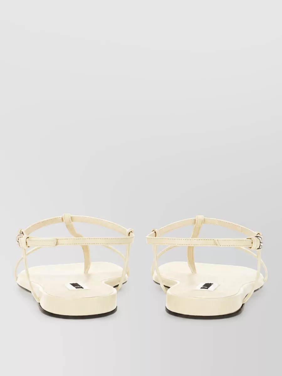 Jil Sander Leather Sandals