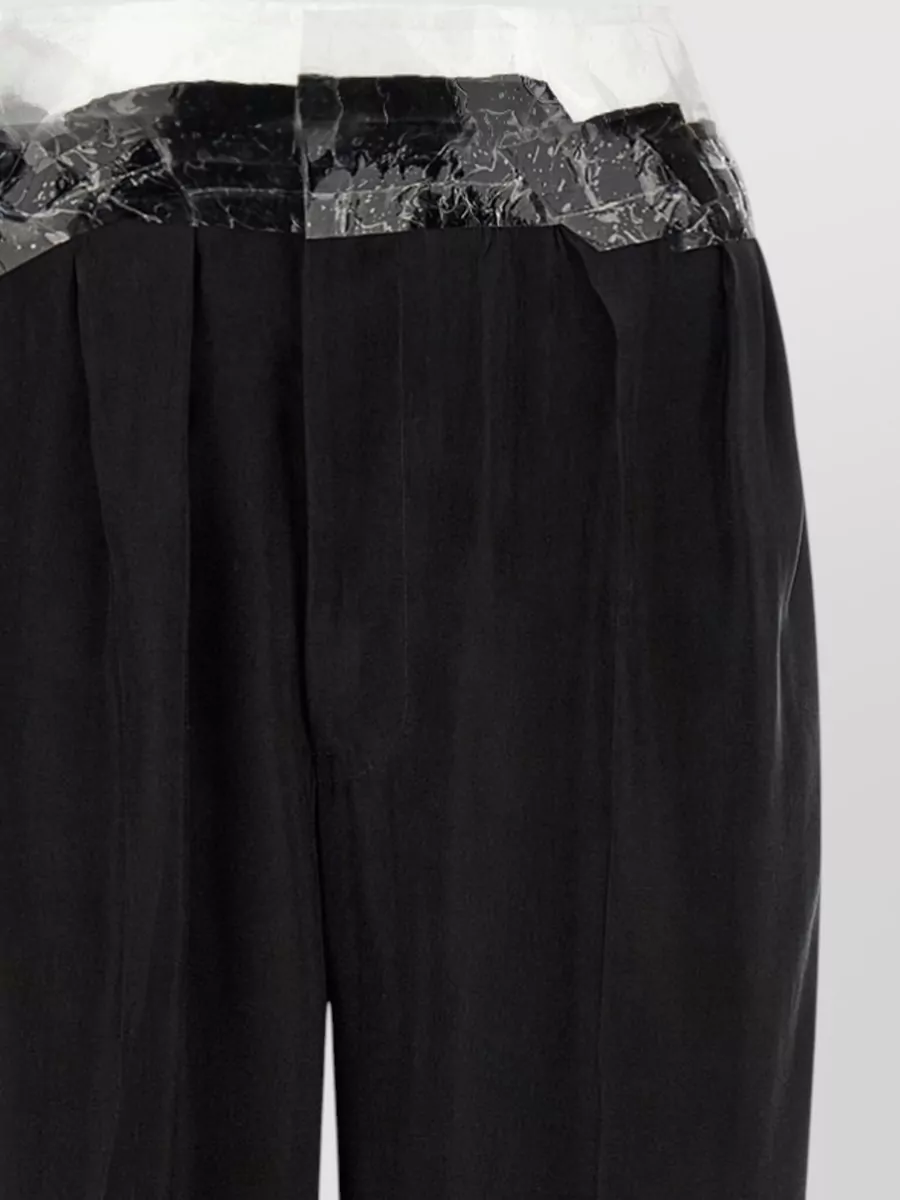 Maison Margiela Wide-Leg Pleated Suit Trousers