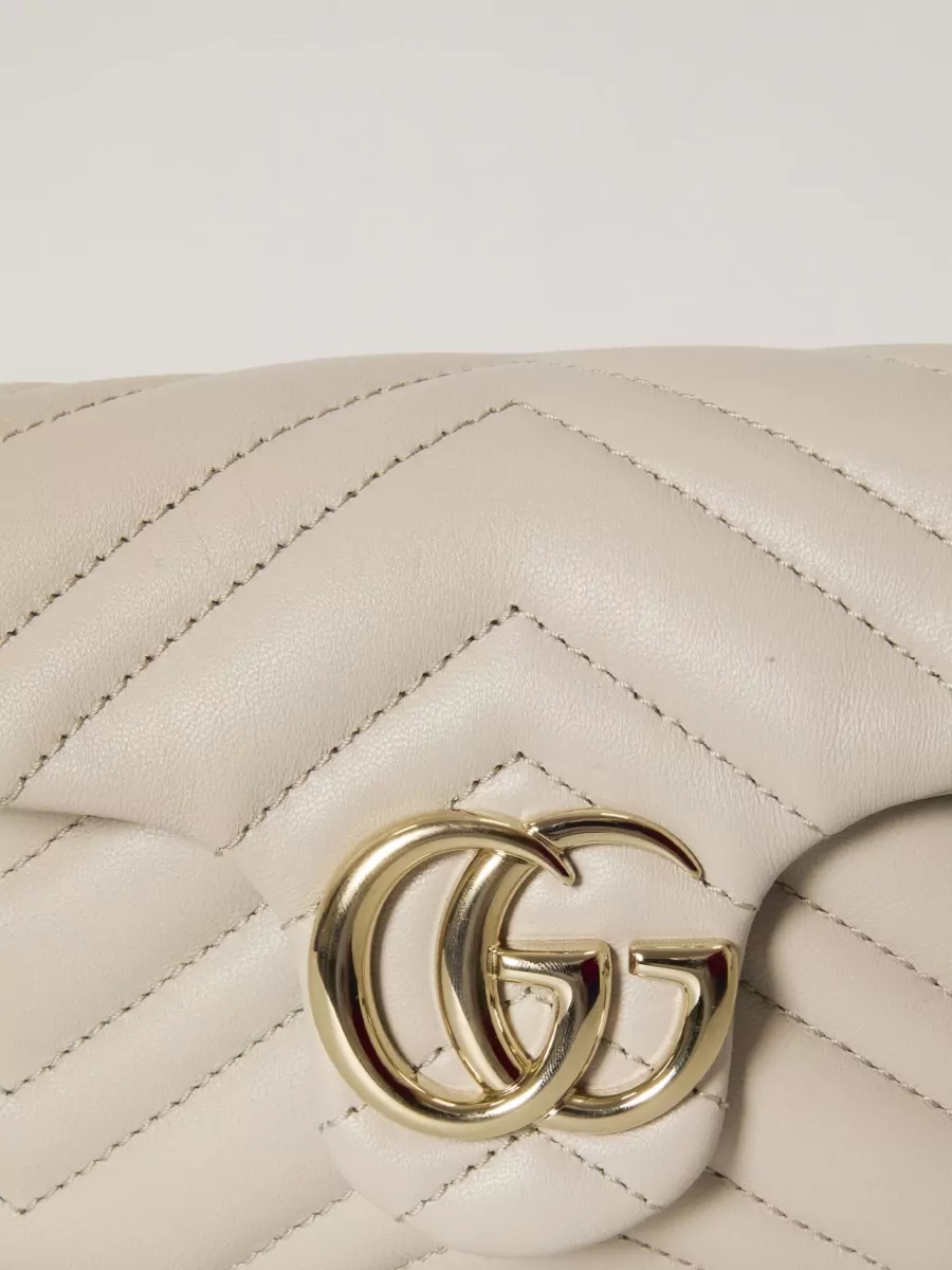 Gucci Gg Marmont Mini Leather Cross-Body Bag