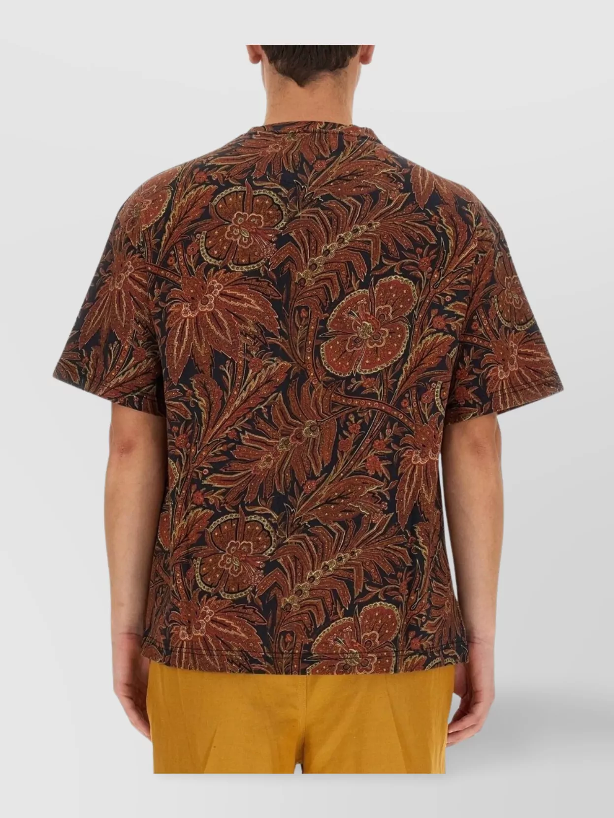 Etro Floral Pattern Regular Fit T-Shirt