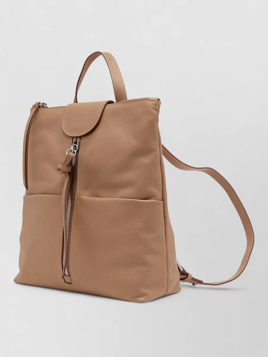 Gianni Chiarini Urban Backpack Adjustable Straps Front Zip Pocket