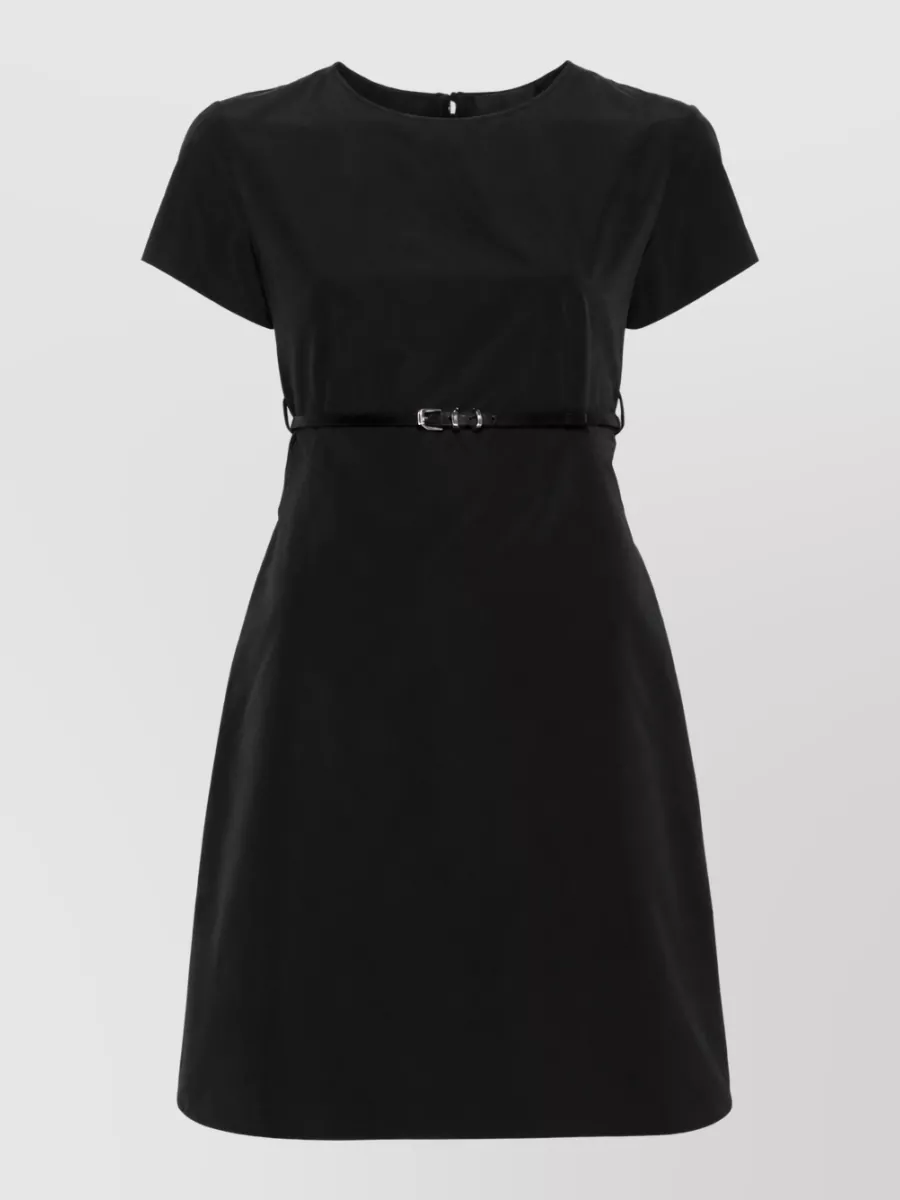 Givenchy Taffeta Mini Dress In Black
