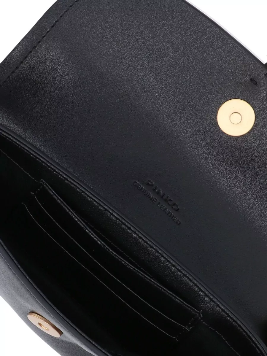 Pinko Love Bag Flat Leather Clutch Bag