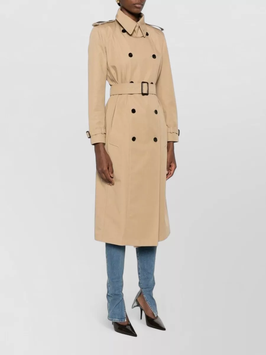 Gucci Cotton Double-Breasted Belted Trench Coat