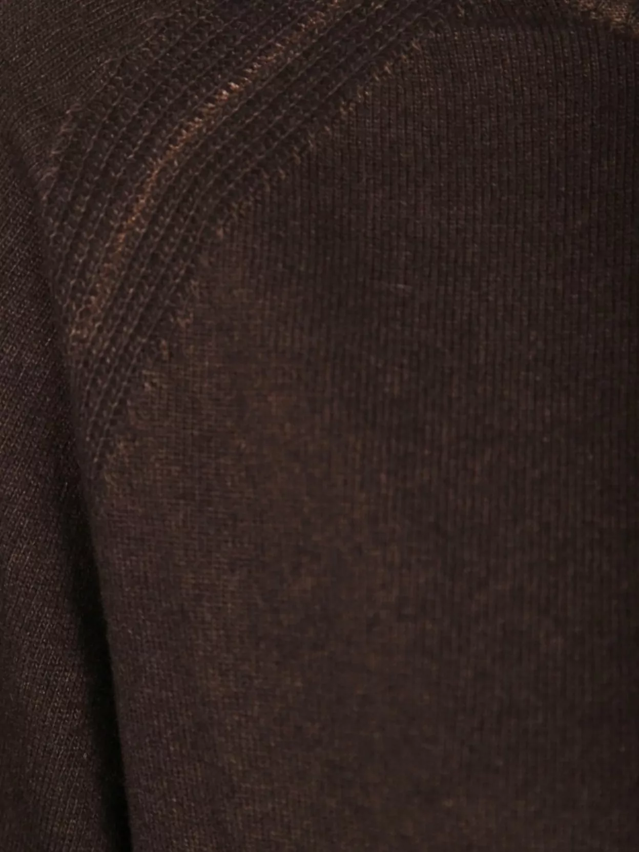 Daniele Fiesoli Long Sleeve Ribbed Neck Raglan Sweater