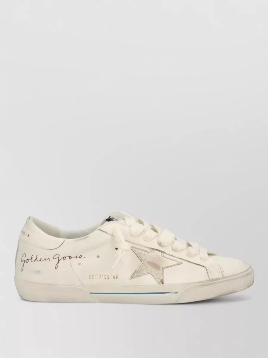Golden Goose Leather Low-Top Sneakers