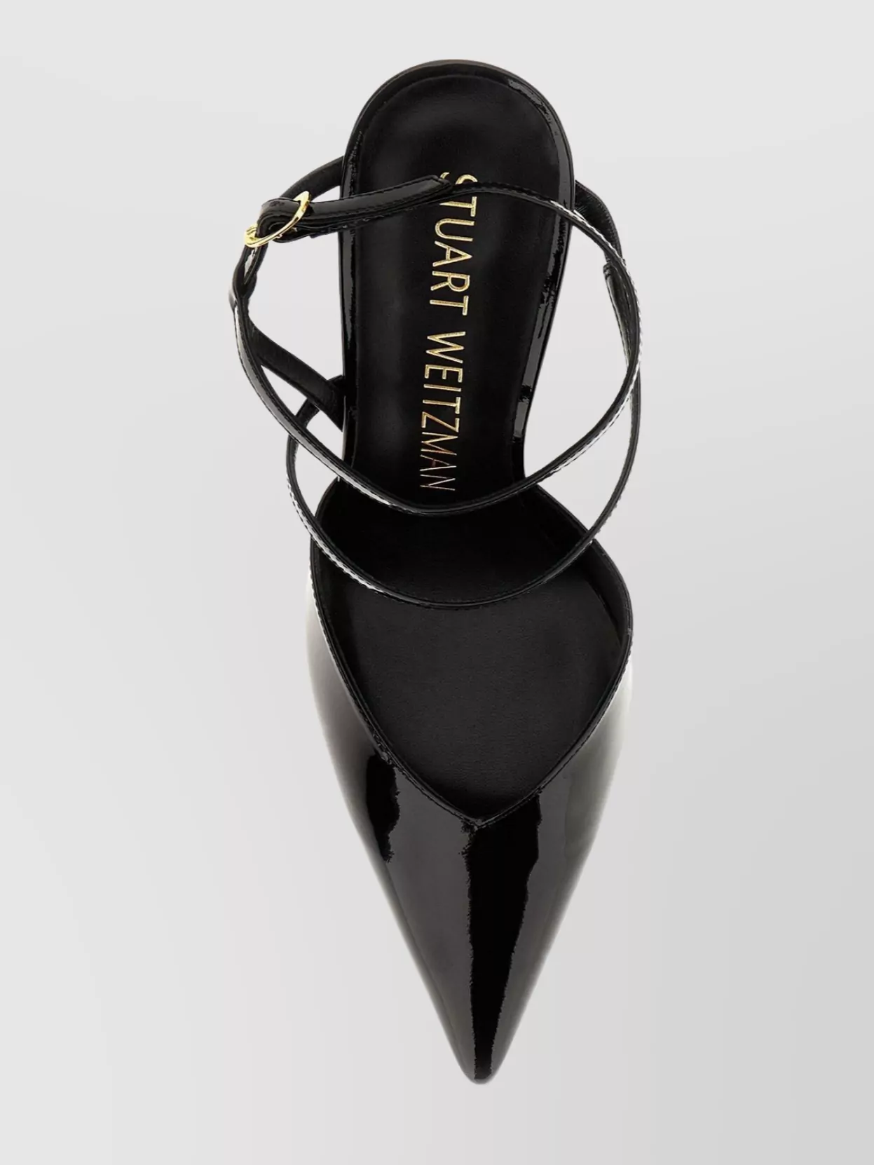 Stuart Weitzman Leather Strappy Slingback Stiletto Pumps