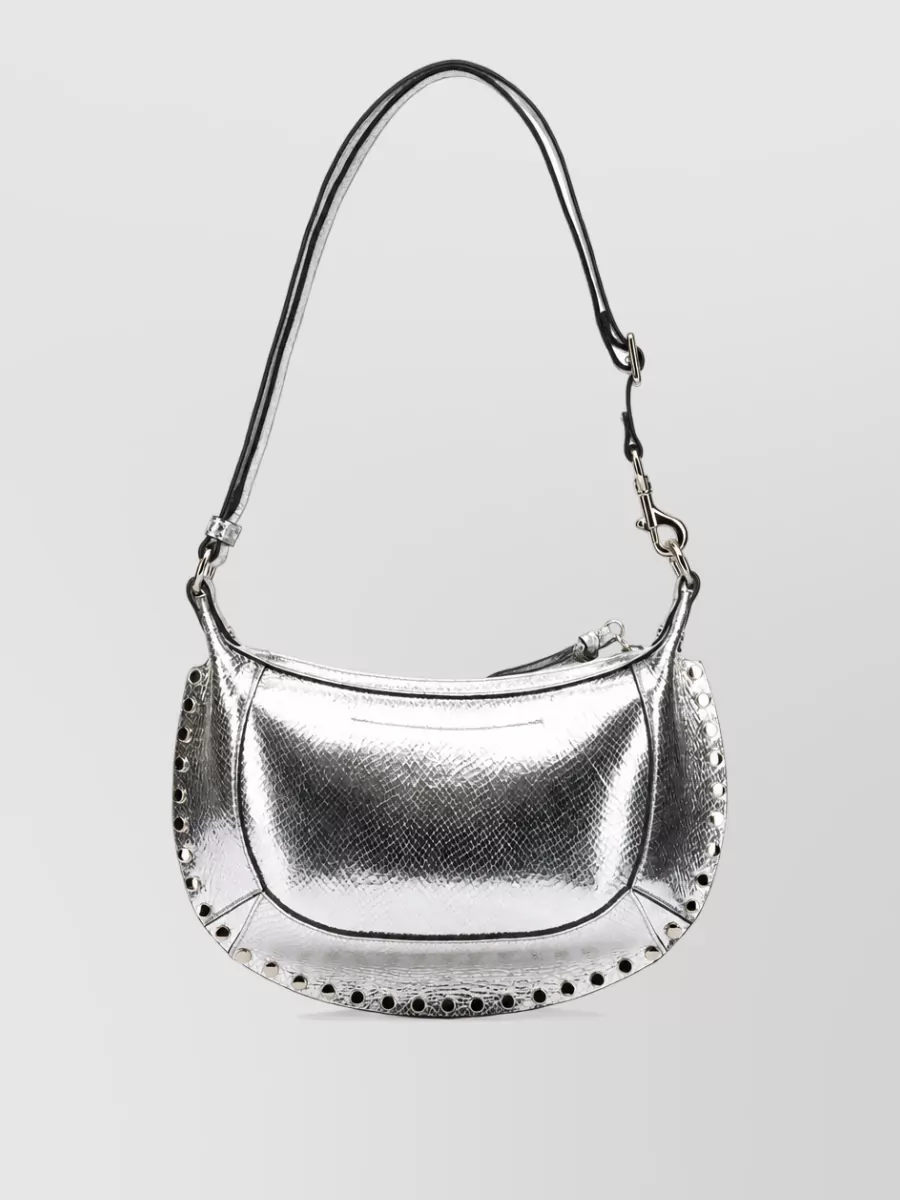Isabel Marant oskan moon small leather clutch bag