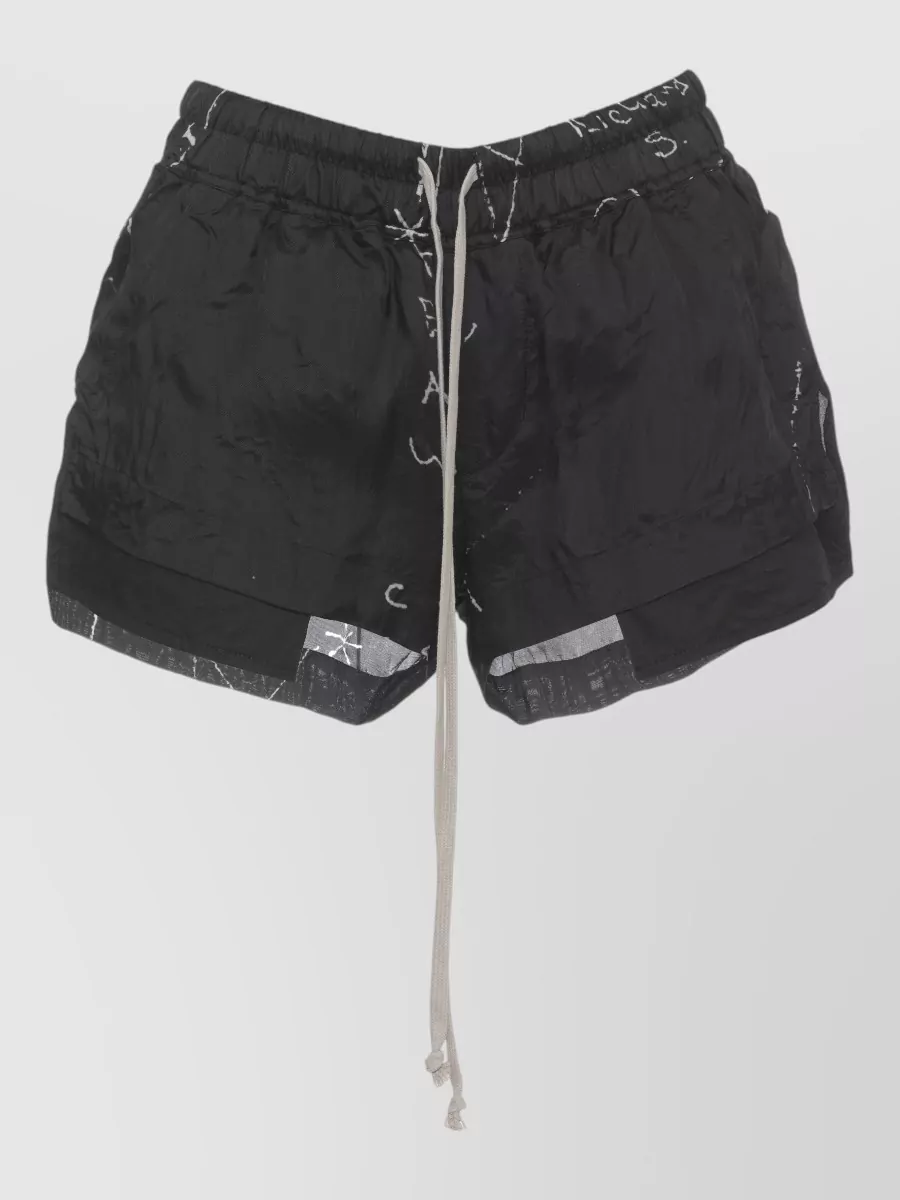 Rick Owens Drawstring Short Shorts