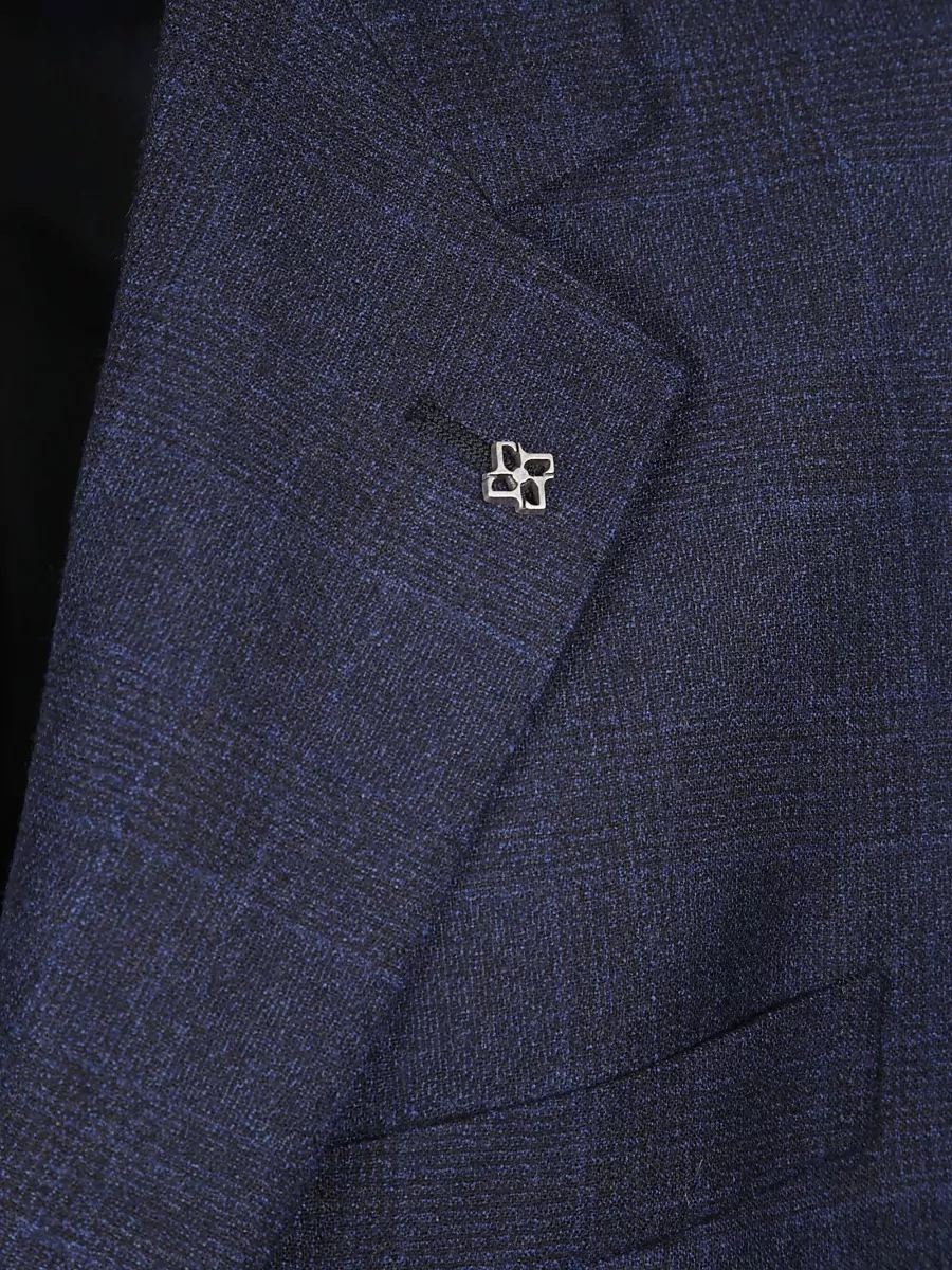 Tagliatore Notch Lapel Suit Jacket Featuring Pockets