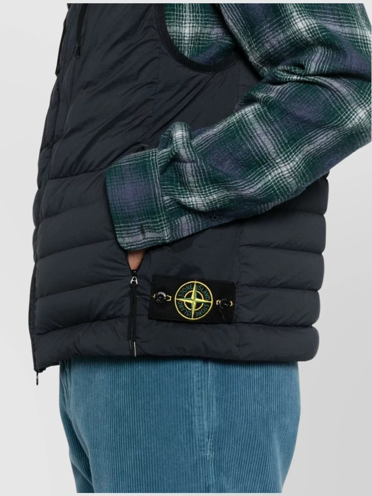 Stone Island Lightweight Sleeveless Padded Vest Pockets