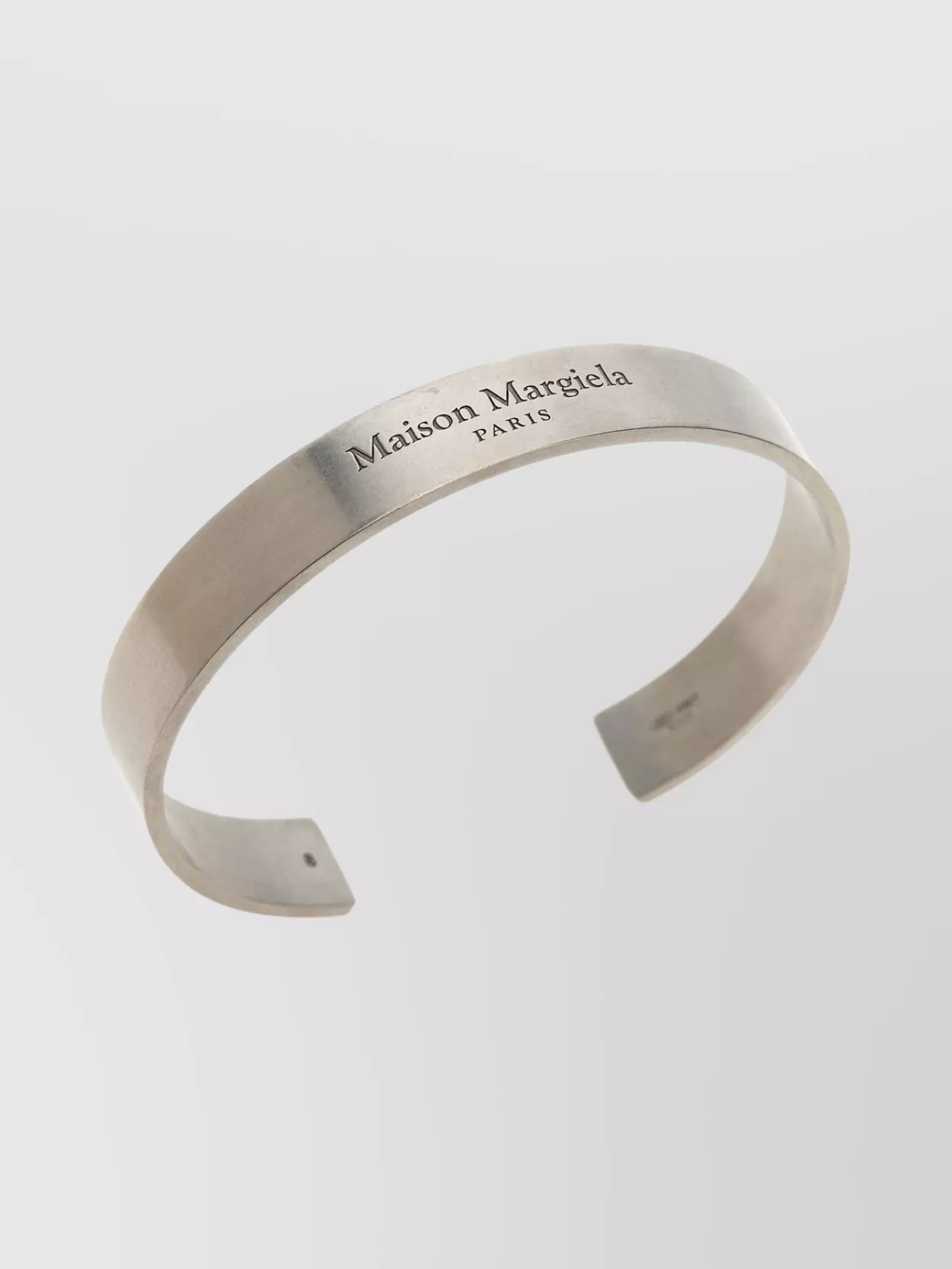 Maison Margiela Cuff Bracelet Logo Polished Finish