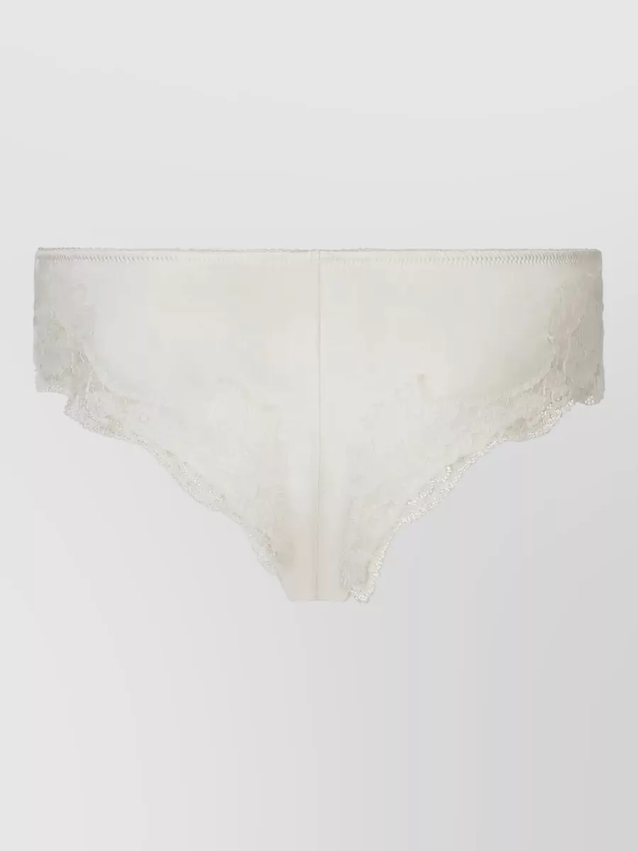 Dolce&Gabbana Silk Satin Lace Briefs