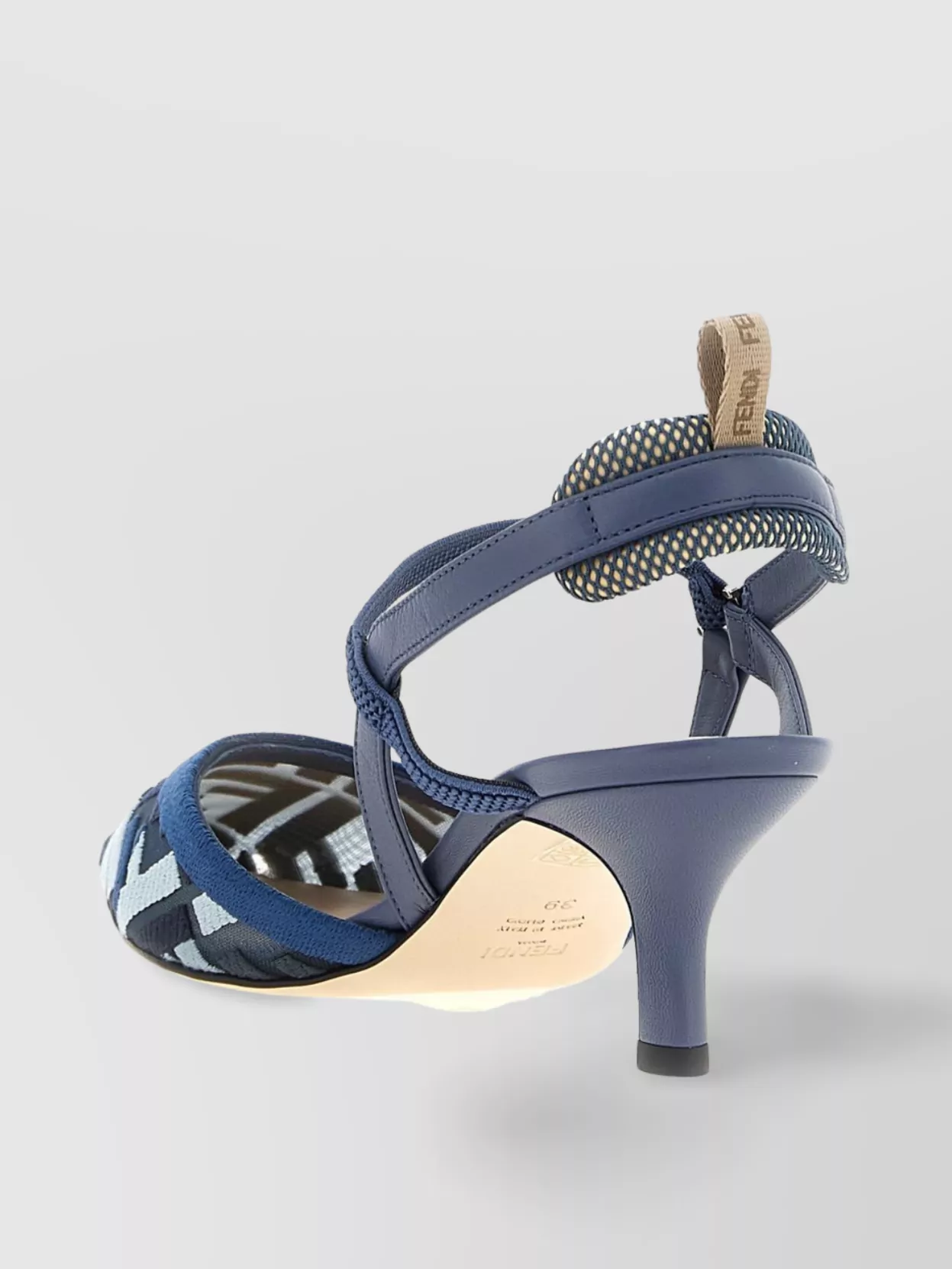 Fendi Geometric Pattern 'Lite' Slingback