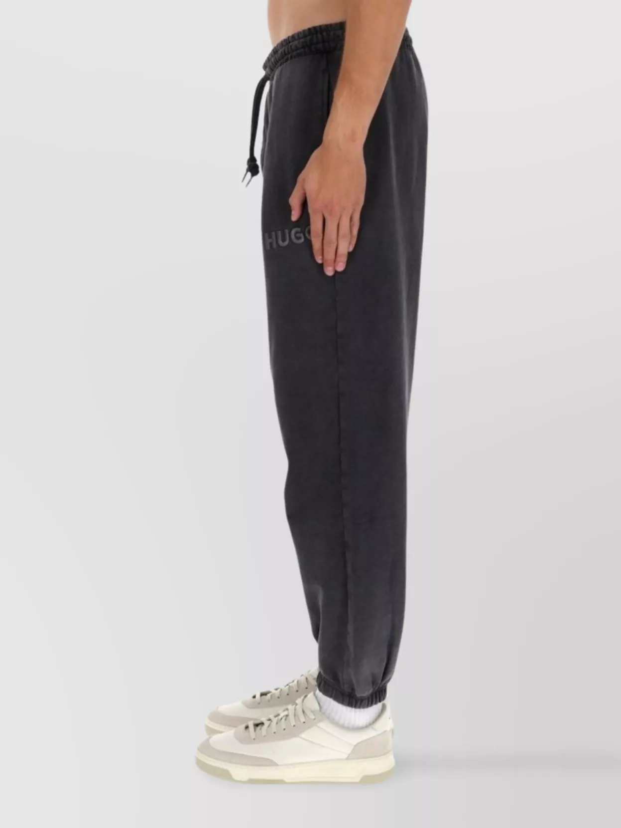 Hugo Comfortable Trousers With Elastic Cuffs And Pockets