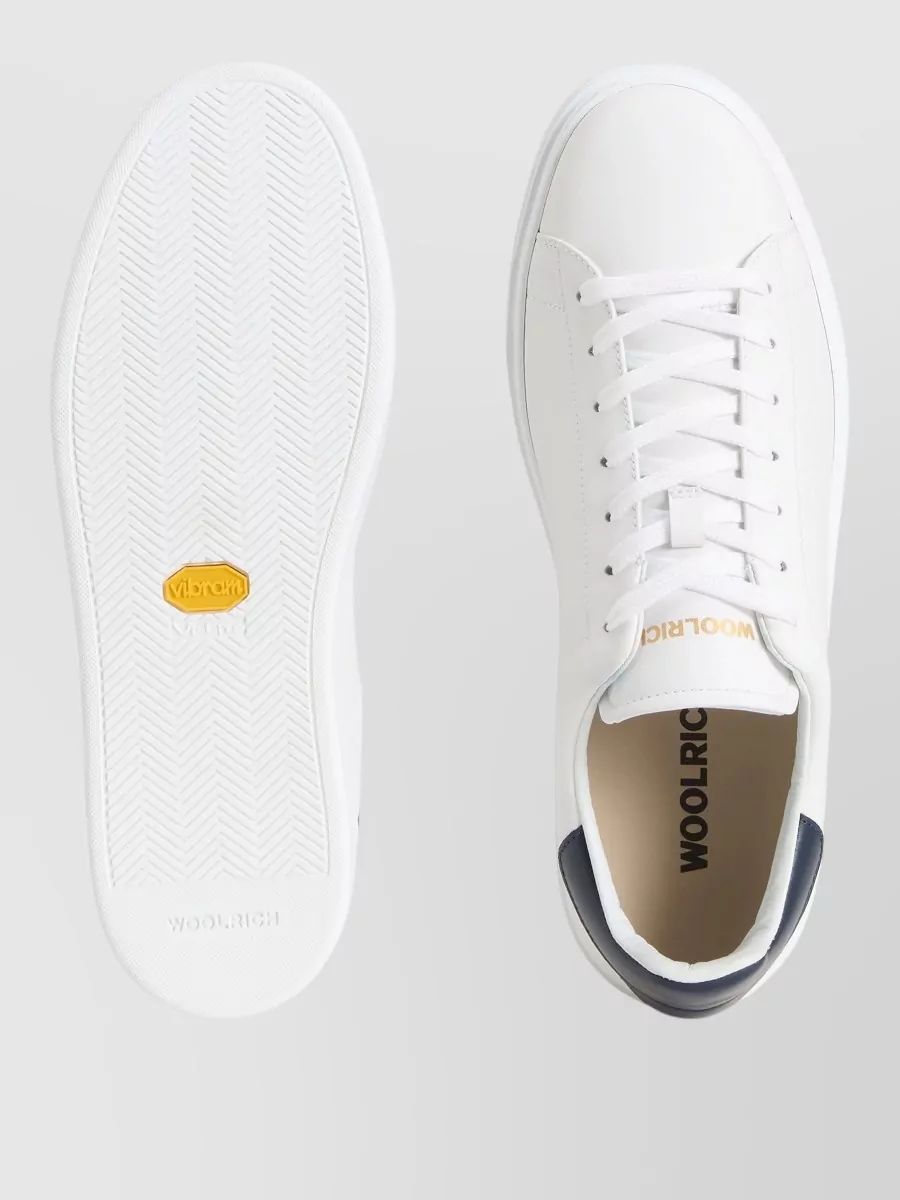 Woolrich Low Sneakers Contrast Heel Tab Rubber Sole