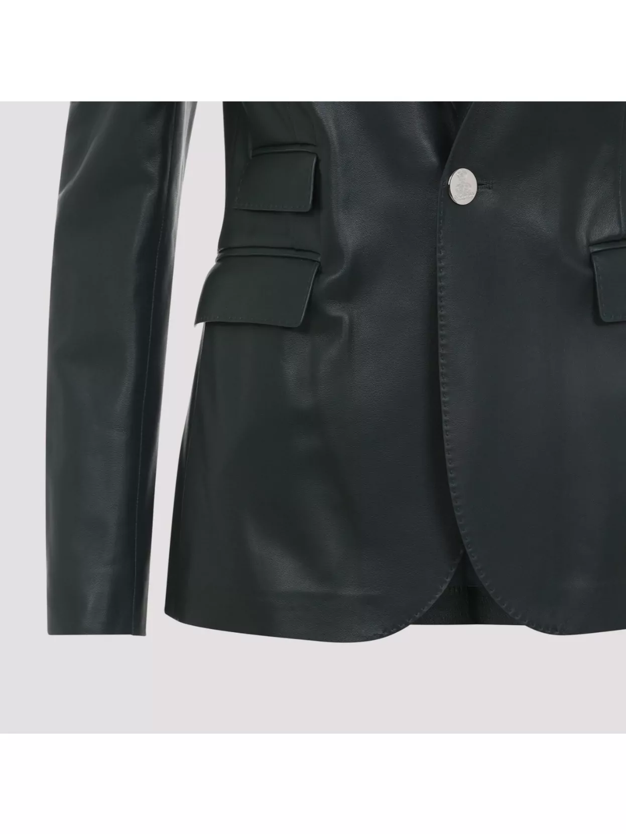 Ralph Lauren Collection Parker Blazer Lamb Leather Jacket