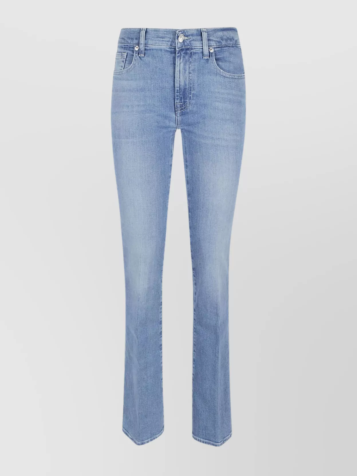 7 For All Mankind Bloom Bootcut Jeans Faded Wash