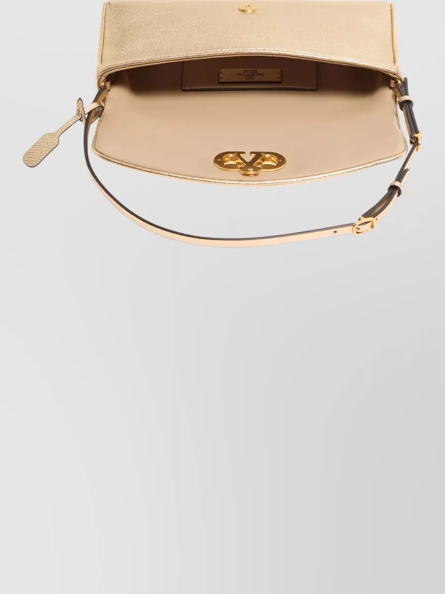 Valentino Nappa Leather Small Shoulder Bag
