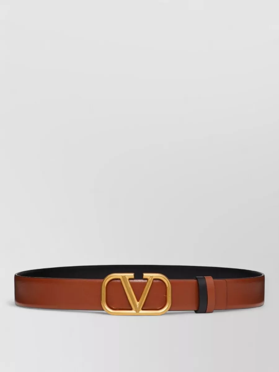 Valentino Garavani Reversible Silk Blend Belts Adjustable Length