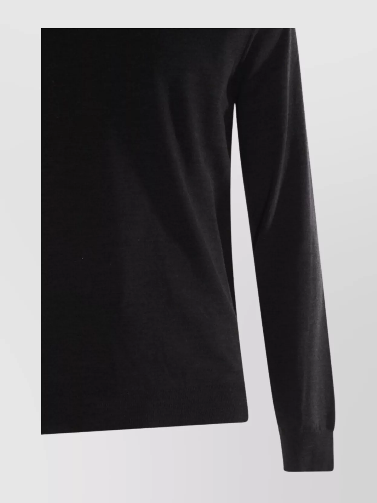 Zanone Ribbed Crewneck Sweater Long Sleeves