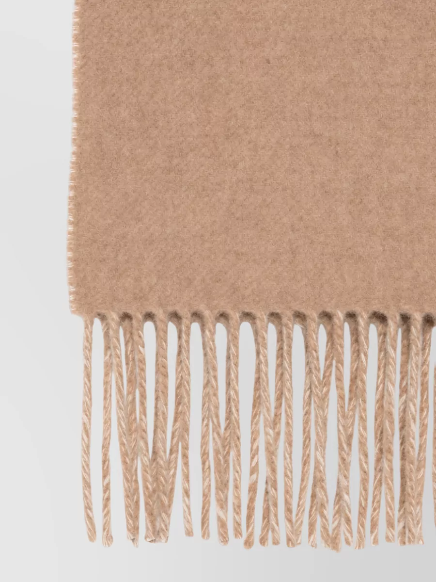 Jacquemus Virgin Wool Fringed Scarf
