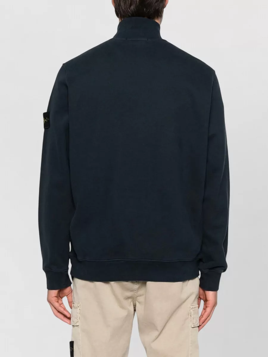 Stone Island Cotton Half-Zip Sweatshirt